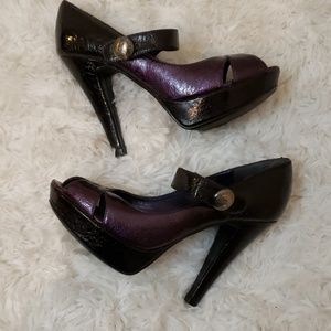 EUC Chinese Laundry Iridescent Mary Jane Heel 6.5